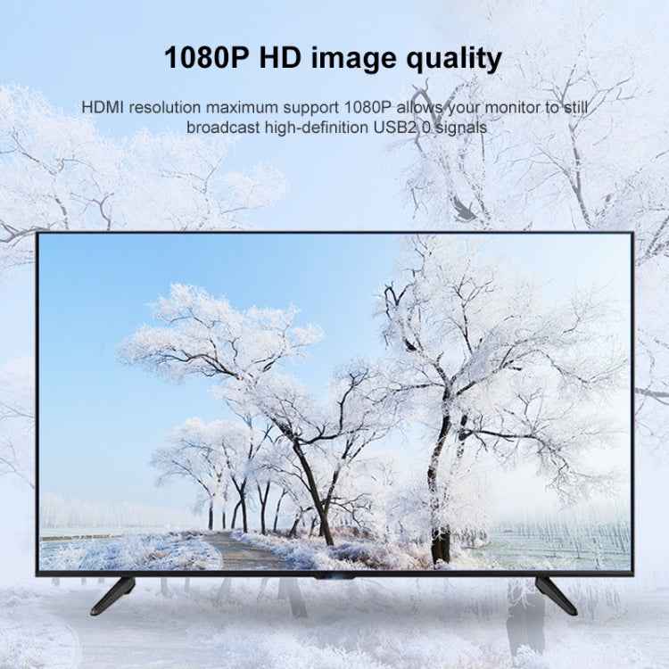 USB 2.0 to HDMI HD Video Leader Converter for HDTV, Support Full HD 1080P