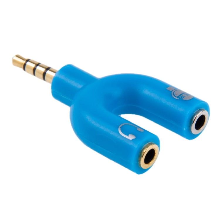 3.5mm Stereo Male to 3.5mm Headphone & Mic Female Splitter Adapter