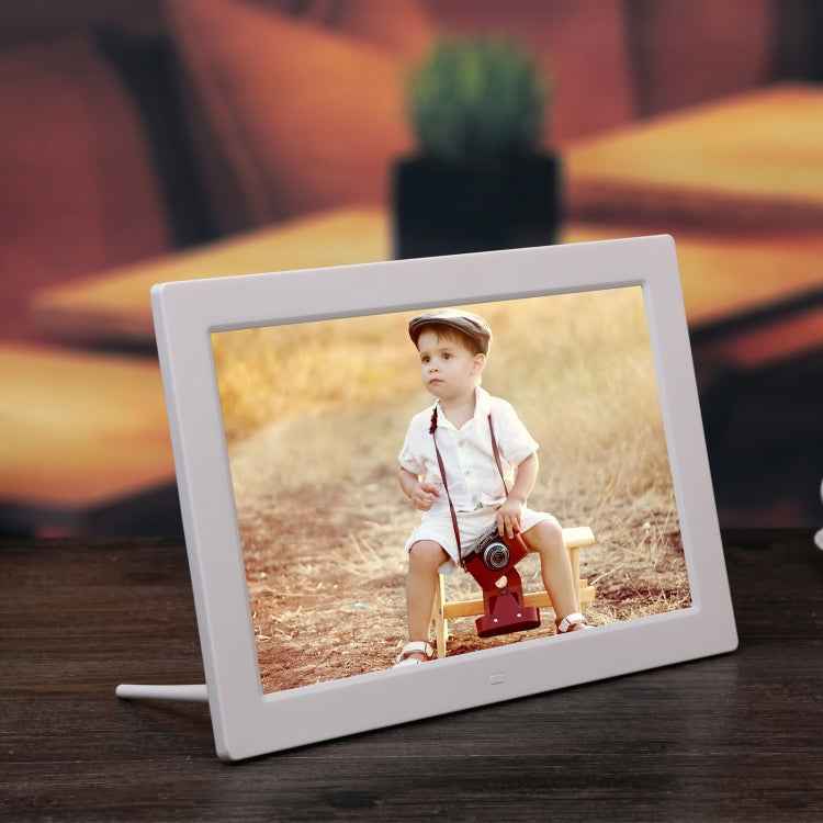 13 inch LED Digital Photo Frame with Remote Control, MP3 / MP4 / Movie Player, Support USB / SD Card Input, Built in Stereo Speaker