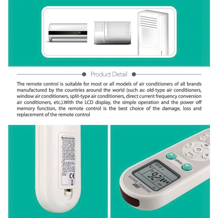 Chunghop Universal A/C Remote Control (Q-988E)