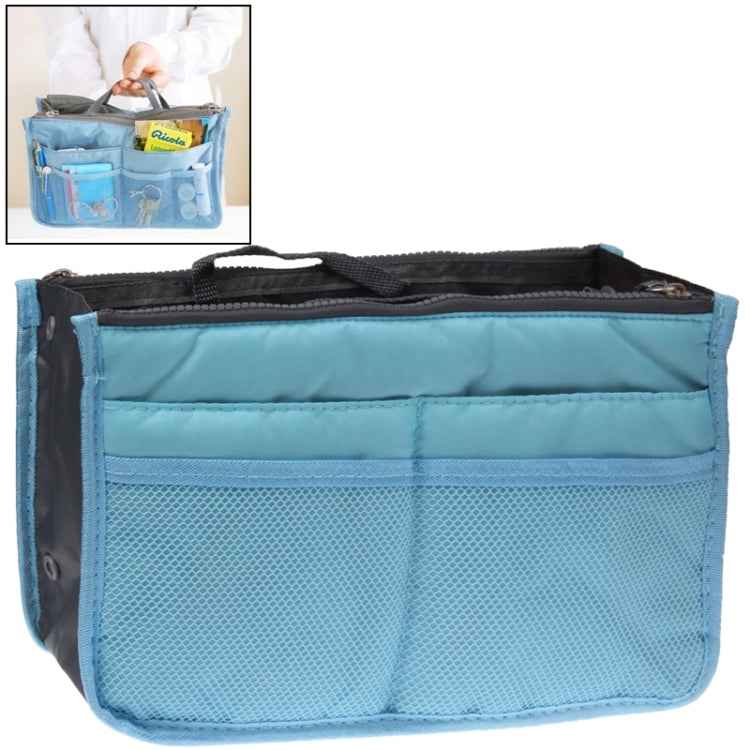 Thicken Portable Multi-function Double Zipper Cosmetic Bag, Storage Bag in Bag