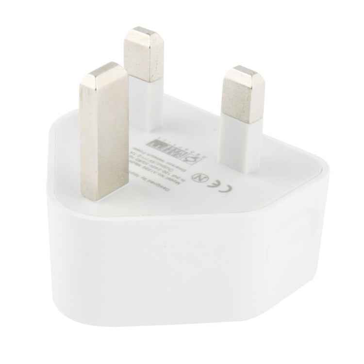 UK Plug 5V 2.1A Dual Port USB Charge Adapter