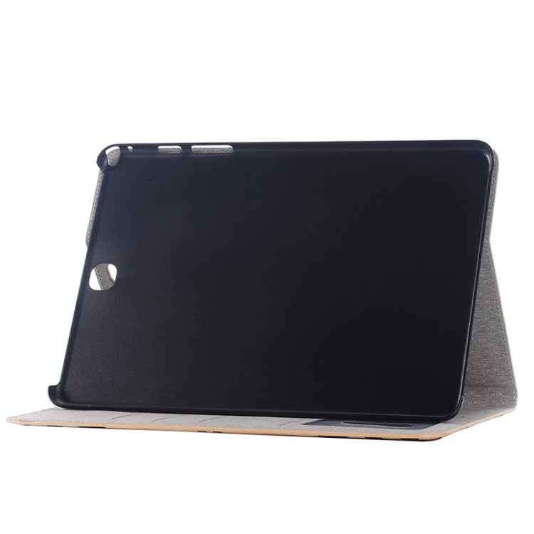 Plaid Pattern Leather Case with Holder & Card slots & Wallet for Galaxy Tab A 9.7 4G LTE / T555