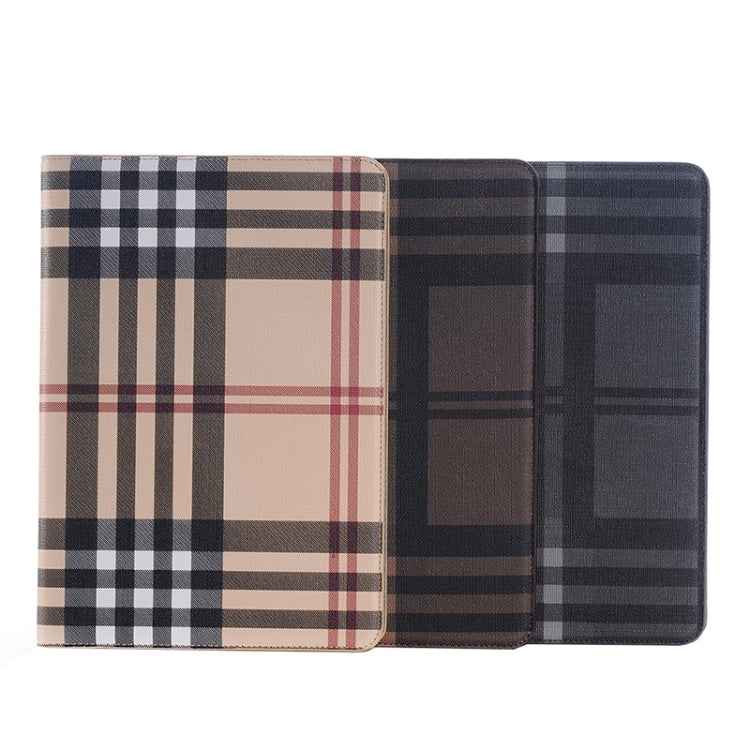 Plaid Pattern Leather Case with Holder & Card slots & Wallet for Galaxy Tab A 9.7 4G LTE / T555