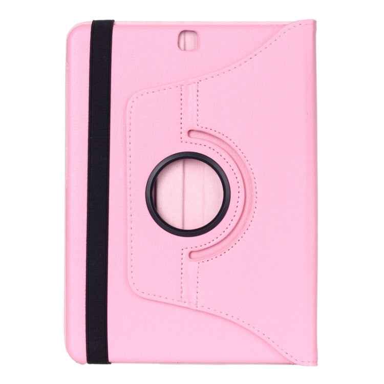 Litchi Texture 360 Degree Rotation Leather Case with multi-functional Holder for Galaxy Tab S2 9.7