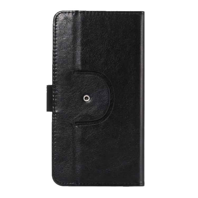 5.5-6.3 Inch Universal Crazy Horse Texture 360 Degree Rotating Carry Case with Holder & Card Slot for Galaxy Mega 6.3 / i9200