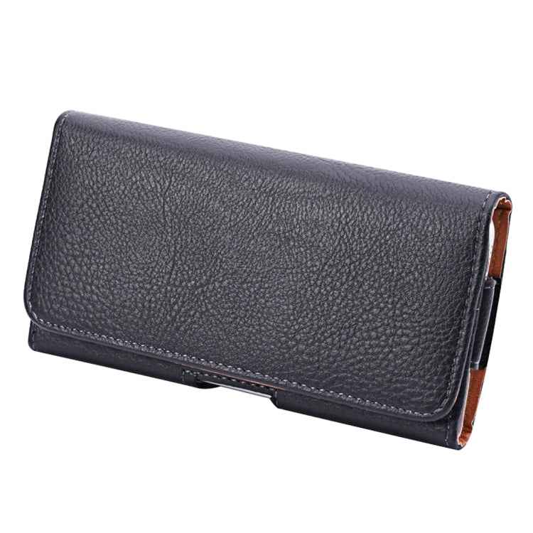 For iPhone X  & Galaxy S7 / G930 & S6 Edge / G925 & S6 / G920 & S5 / G900 & Grand DUOS I9082 Litchi Texture Vertical Flip Leather Case Waist Bag with Back Splint