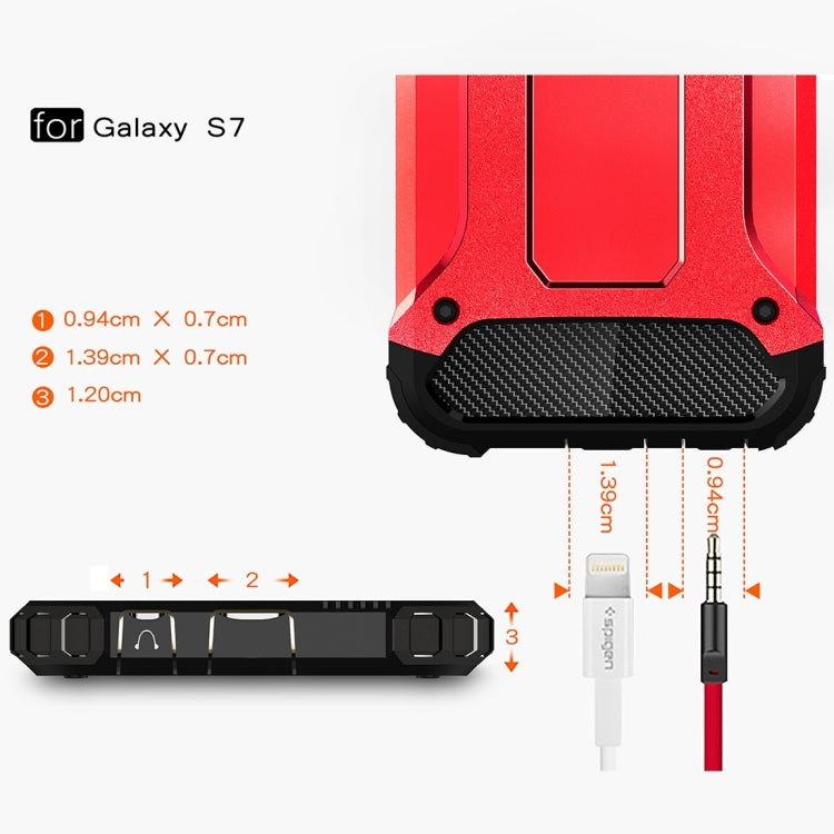 For Galaxy S7 / G930 Tough Armor TPU + PC Combination Case, For Galaxy S7, For Samsung Galaxy S7