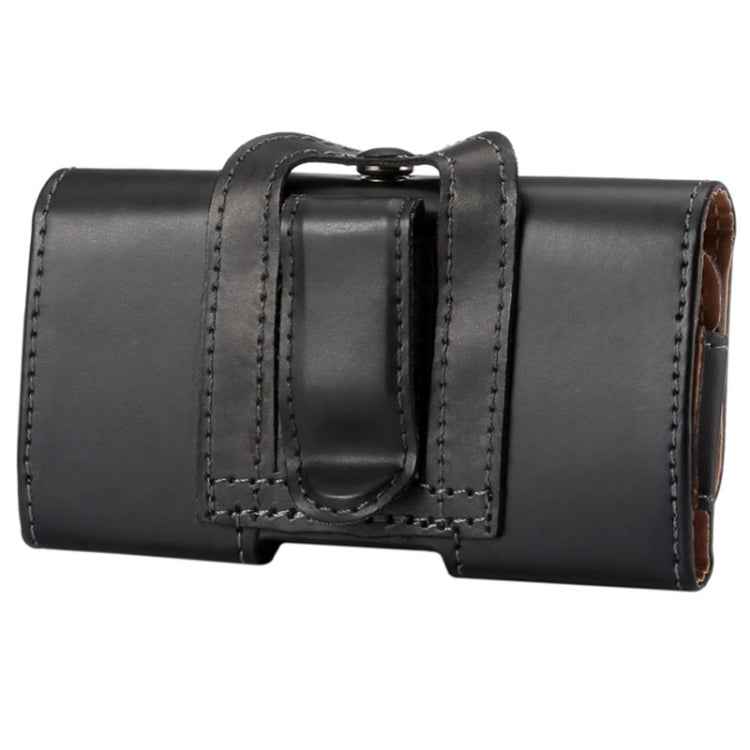 For iPhone X  & Galaxy S6 / G920 Crazy Horse Texture Vertical Flip Leather Case / Waist Bag with Back Splint