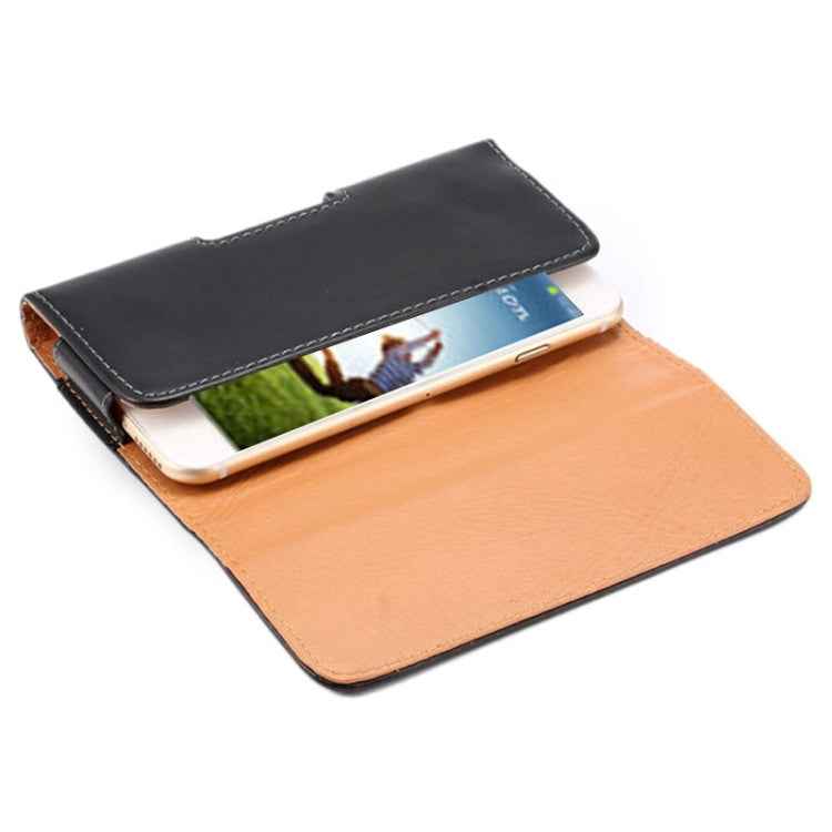 Crazy Horse Texture Vertical Flip Leather Case / Waist Bag with Back Splint for Galaxy S4 / i9500