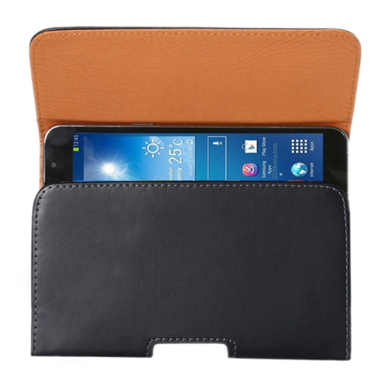 6.3 Inch Crazy Horse Texture Vertical Flip Leather Case / Waist Bag with Back Splint for Galaxy Mega 6.3 / Mega 2 / G750F