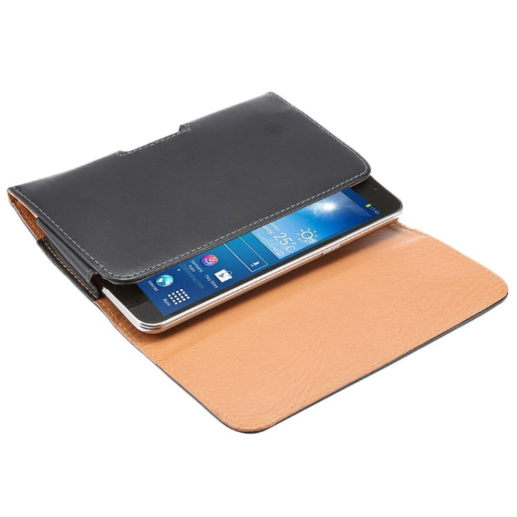 6.3 Inch Crazy Horse Texture Vertical Flip Leather Case / Waist Bag with Back Splint for Galaxy Mega 6.3 / Mega 2 / G750F