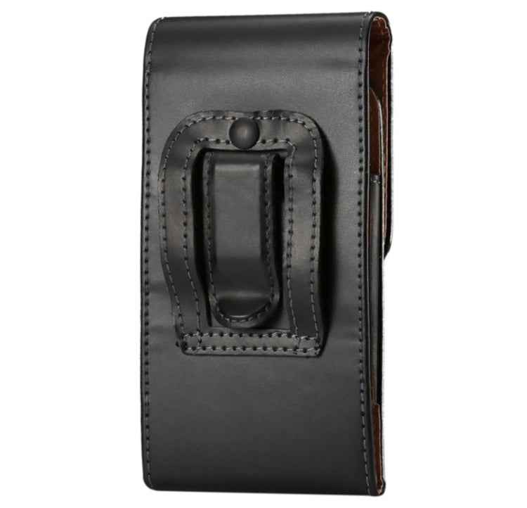 For iPhone X  & Galaxy S7 & S6 / G920 Crazy Horse Texture Vertical Flip Leather Case / Waist Bag with Back Splint