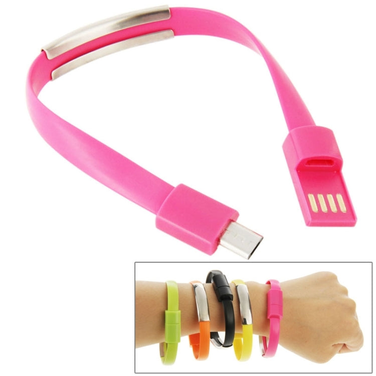 Cable de carga y sincronización de datos para pulsera portátil, longitud: 24 cm