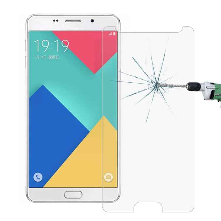 10 PCS for Galaxy A9 / A900 0.26mm 9H Surface Hardness 2.5D Explosion-proof Tempered Glass Screen Film