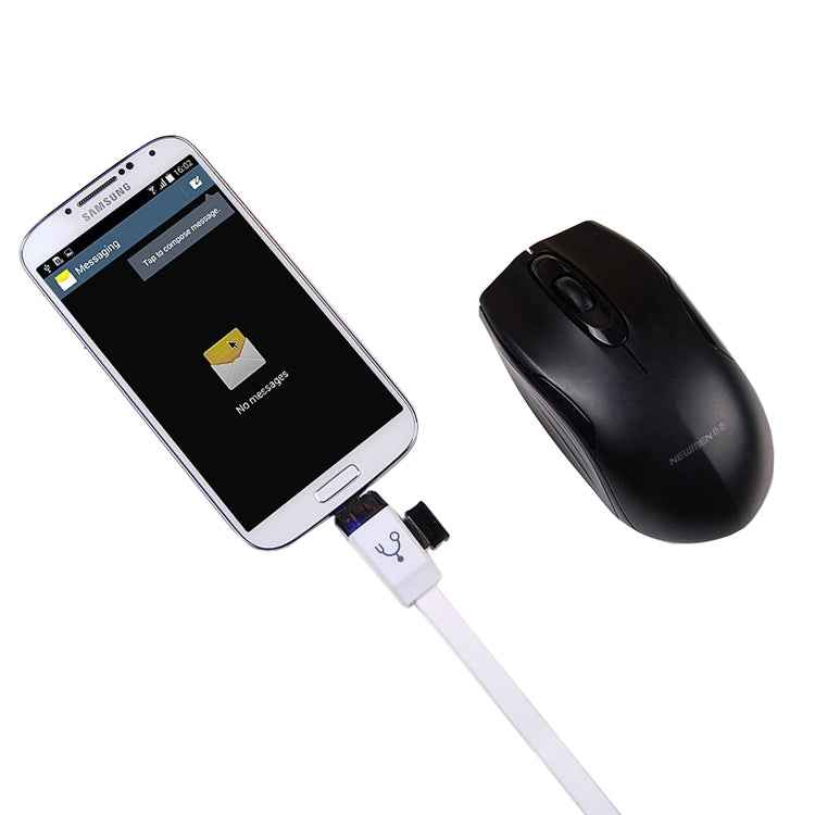 OTG-Y-01 USB 2.0 Male to Micro USB Male + USB Female OTG Charging Data Cable for Android Phones / Tablets with OTG Function, Length: 30cm
