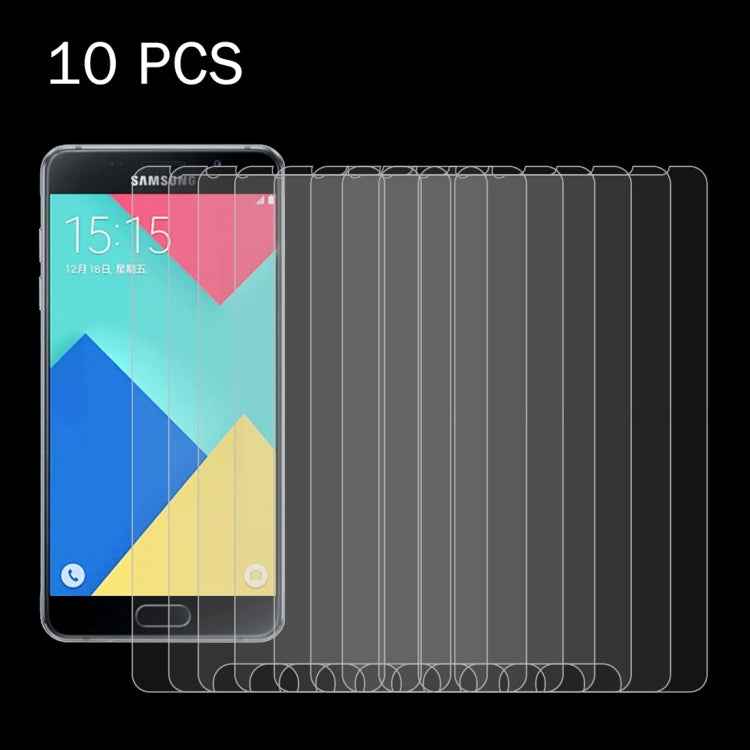 10 PCS for Samsung Galaxy A5(2016) / A510 0.26mm 9H Surface Hardness 2.5D Explosion-proof Tempered Glass Screen Film