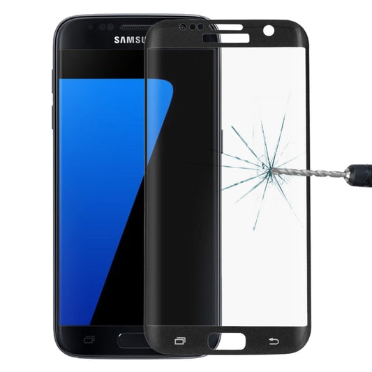 For Galaxy S7 Edge / G935 0.26mm 9H Surface Hardness 3D Explosion-proof Colorized Silk-screen Tempered Glass Full Screen Film