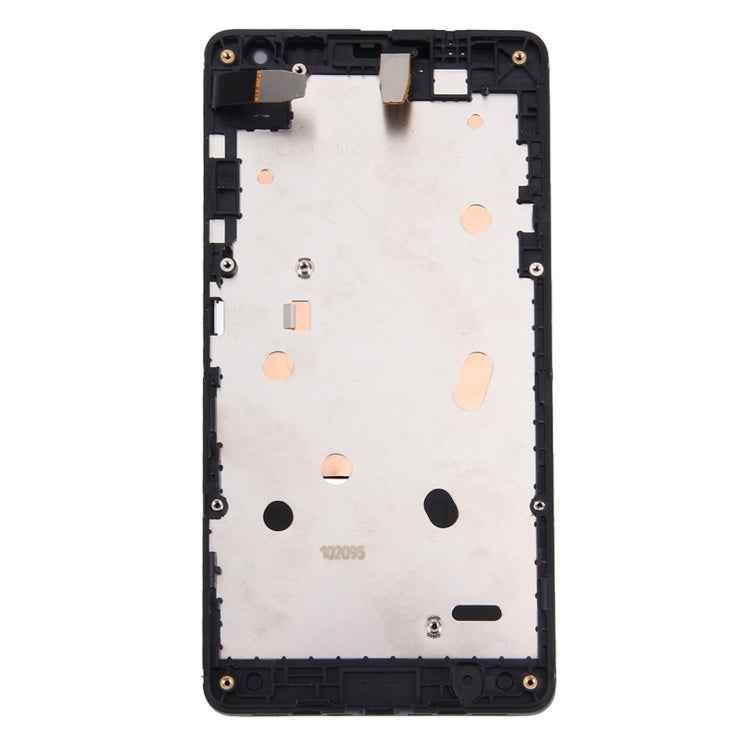 3 in 1 for Microsoft Lumia 535 2C (LCD + Frame + Touch Pad) Digitizer Assembly, For Lumia 535 Black