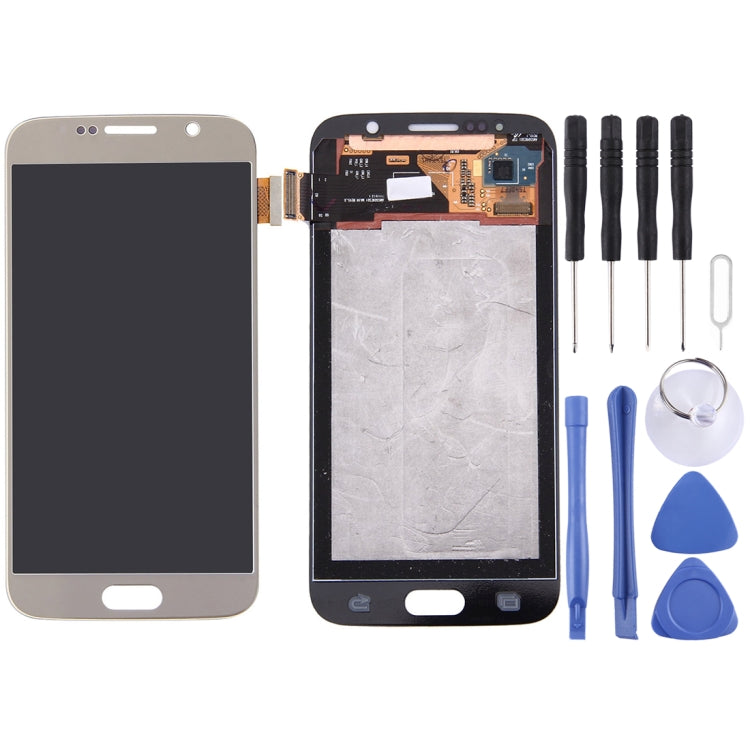 Original LCD Screen and Digitizer Full Assembly for Galaxy S6 / G9200, G920F, G920FD, G920FQ, G920, G920A, G920T, G920S, G920K, G9208, G9208/SS, G9209