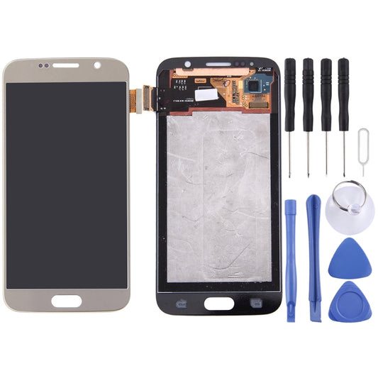 Pantalla LCD y digitalizador originales para Galaxy S6 / G9200, G920F, G920FD, G920FQ, G920, G920A, G920T, G920S, G920K, G9208, G9208/SS, G9209. Para Galaxy S6 / G9200.