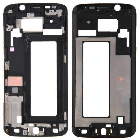 Marco de LCD para carcasa frontal de Galaxy S6 Edge/G925, placa de bisel para Samsung Galaxy S6 Edge