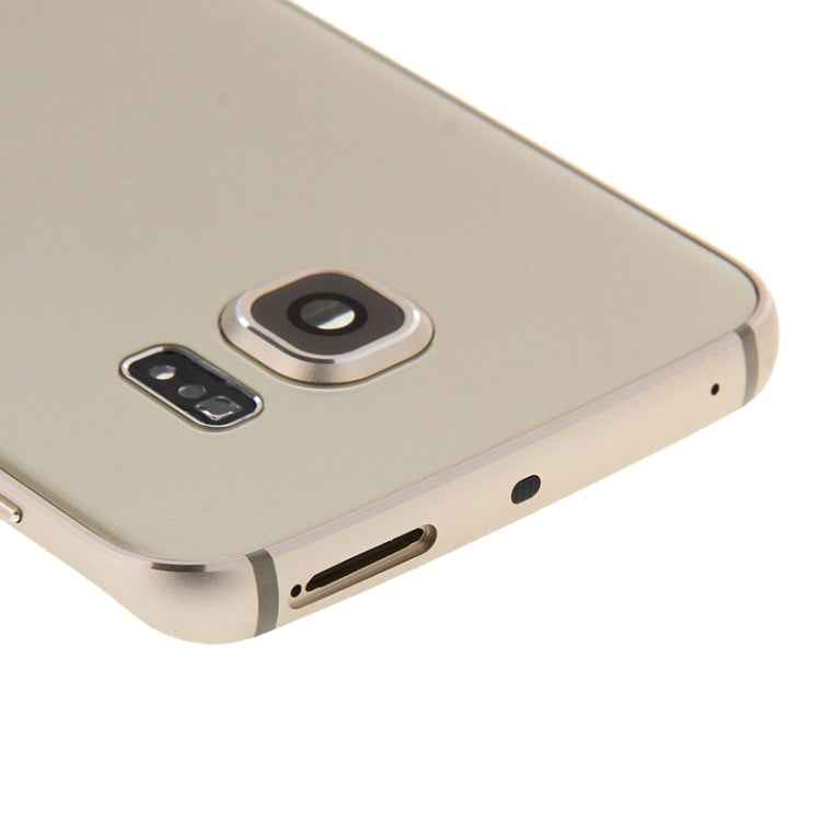 For Galaxy S6 Edge / G925 Full Housing Cover (Front Housing LCD Frame Bezel Plate + Back Plate Housing Camera Lens Panel + Battery Back Cover ) , For Samsung Galaxy S6 edge, For Galaxy S6 edge