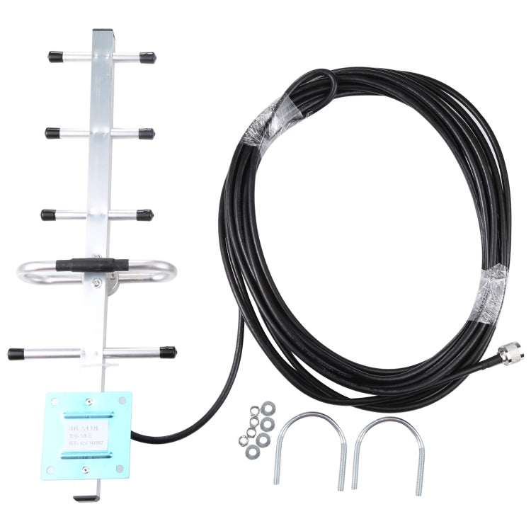 824-960MHZ GSM Yagi Antenna 12 dBi N Male Connector, Cable Length: 15m