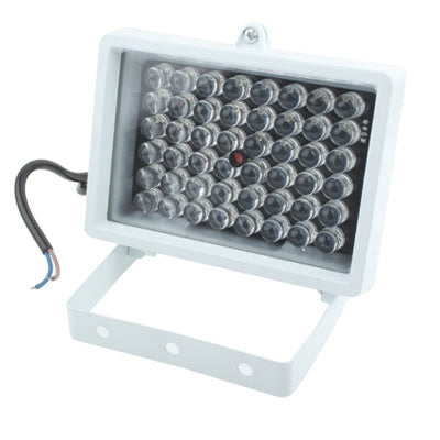 Éclairage auxiliaire 48 LED pour caméra CCD, distance IR : 50 m (ZT-48W), dimensions : 9 x 12,5 x 8 cm
