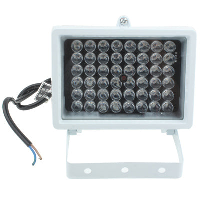 Éclairage auxiliaire 48 LED pour caméra CCD, distance IR : 50 m (ZT-48W), dimensions : 9 x 12,5 x 8 cm