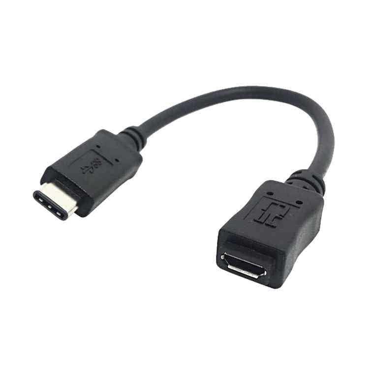 CY-201 USB 3.1 Type-C Male Connector to Micro USB 2.0 Female Cable For Nokia N1, Cable Length: 20cm