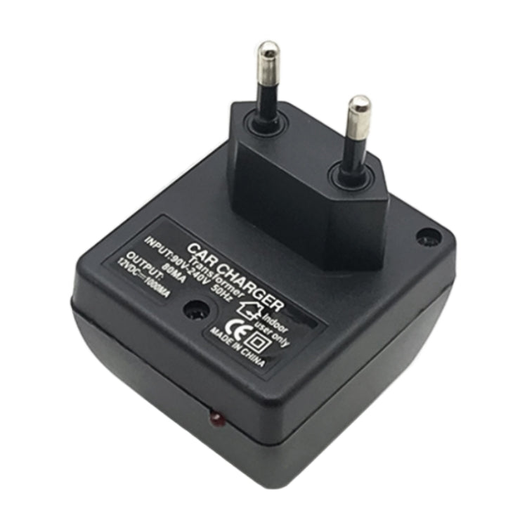 EU Plug Car Charger Switch