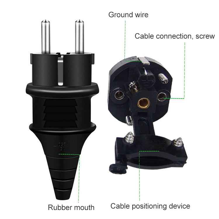 Plug Adapter, Travel Power Adaptor with EU Plug