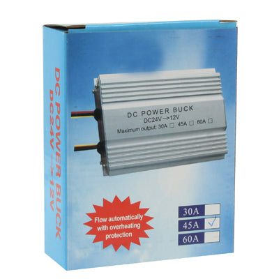 DC 24V to 12V Car Power Step-down Transformer, Rated Output Current: 45A, Rated Output Current: 45A