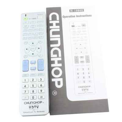 Chunghop Universal TV Remote Control with Specific HDTV Navigation Feature (H-1080E)