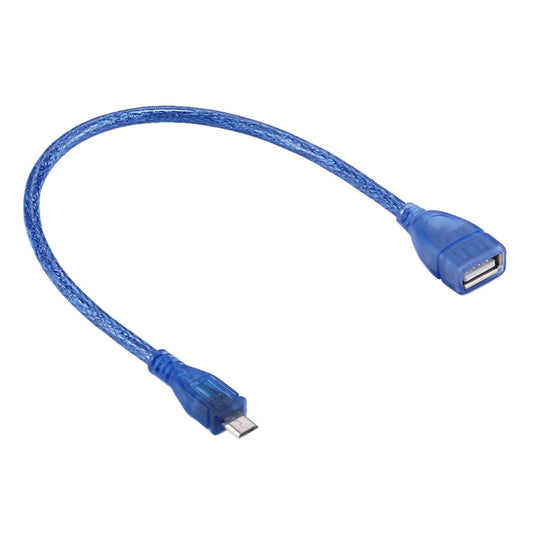 Câble adaptateur convertisseur OTG micro USB mâle vers USB 2.0 femelle de 29 cm