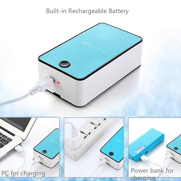 Hand-Held USB Air Condition Fan with Holder