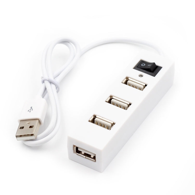 4 Ports USB HUB 2.0 USB Splitter Adapter with Switch