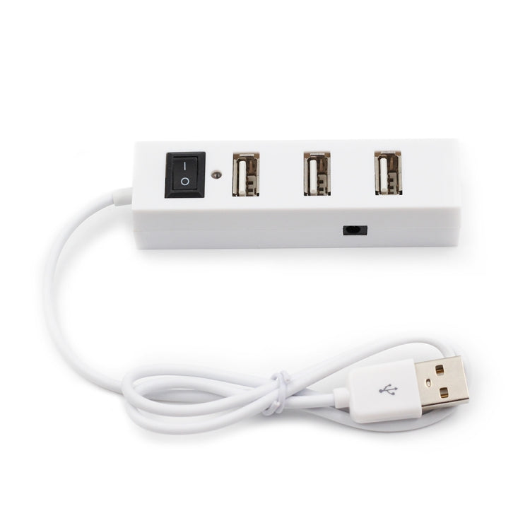 4 Ports USB HUB 2.0 USB Splitter Adapter with Switch