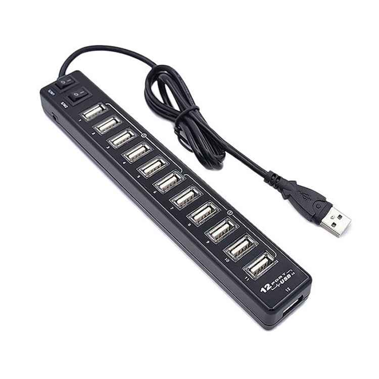 12-Port USB 2.0 HUB,Suitable for Notebook / Netbook