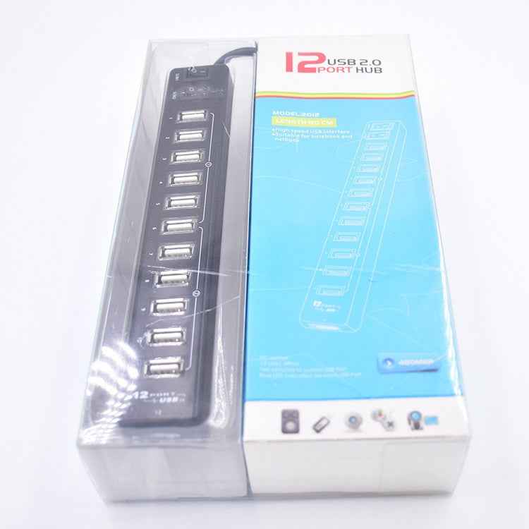 12-Port USB 2.0 HUB,Suitable for Notebook / Netbook