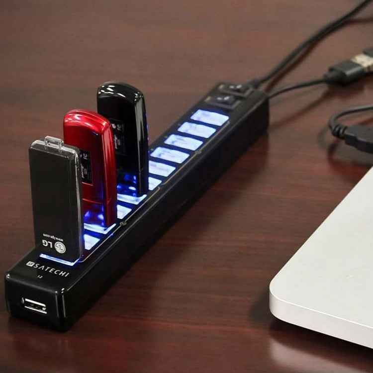 12-Port USB 2.0 HUB,Suitable for Notebook / Netbook
