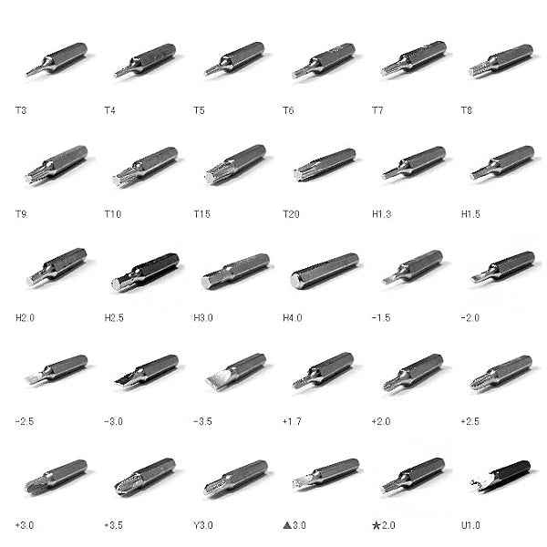 31 in 1 Micro Pocket Precision Screwdriver Watch Repair Tool Set Kit, Random Color Delivery