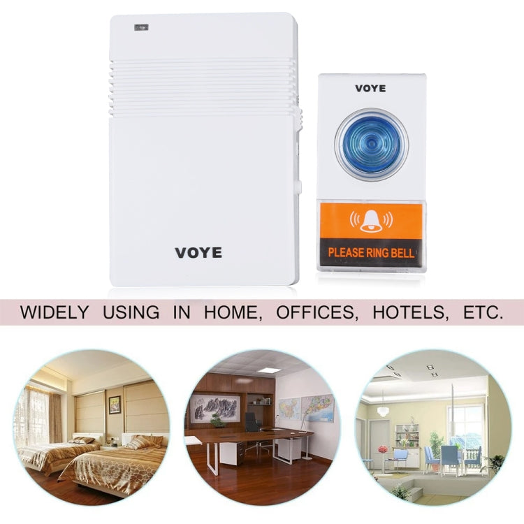VOYE V005A Wireless Remote Doorbell with 38 Polyphony Sounds, V005A