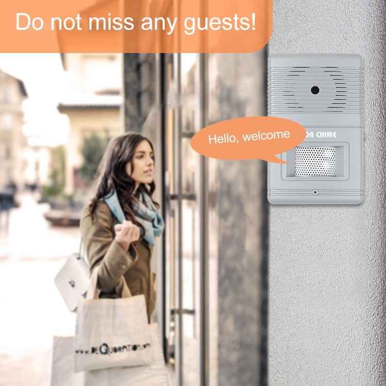 300D Wireless Visitor Alarm Entry Alert Door Chime