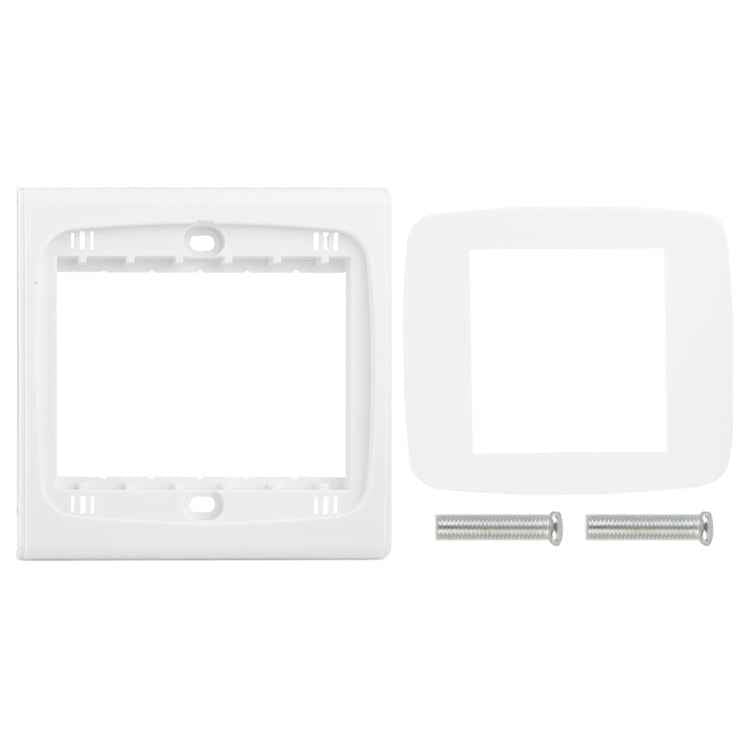 Wall Plate with Screw for Blank Inserts - 3 Hole, Use around the world