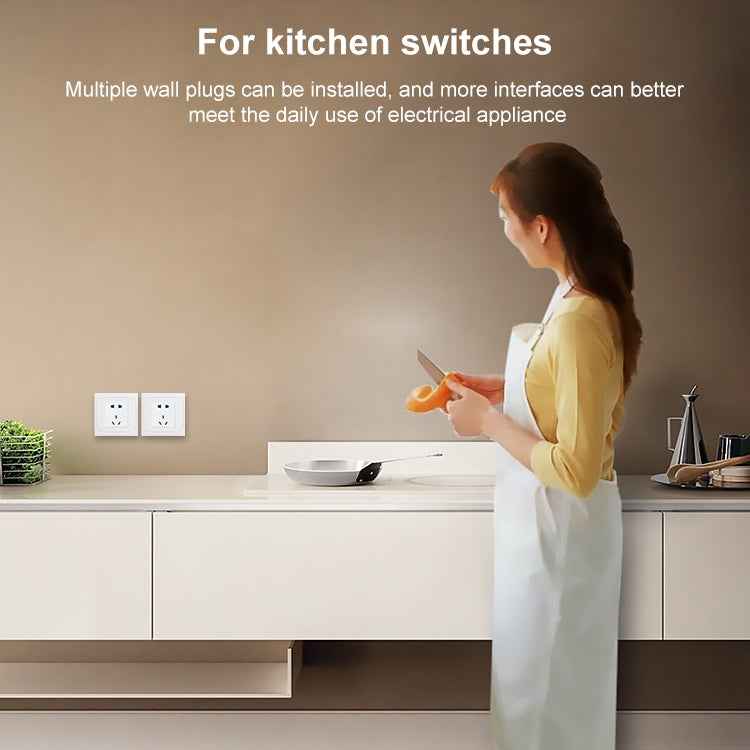 Wall Plate with Screw for Blank Inserts - 3 Hole, Use around the world