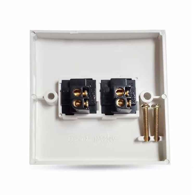 Electric Wall Switch (Size: 86 x 86mm), 2 Switch