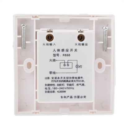 R888 Wall Human Motion Sensor Switch (AC110V / 220V)