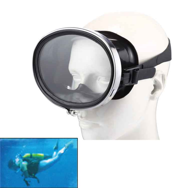 Standard Wide View Floating Goggles Dive Fitting, Dive Fitting(Black)